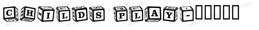 Childs Play字体转换